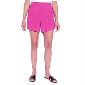 Wildfox Women's Relaxed Fit Pull-on Pink Rayon Shorts Size L Lightweight NWT